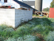 The vegetative buffer should consist of a mixture of cool-season grasses and legumes and be fenced off from all horses and livestock. Click to enlarge.